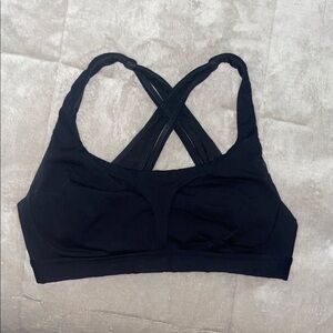 lululemon athletica Black Cross-Back Sports Bra